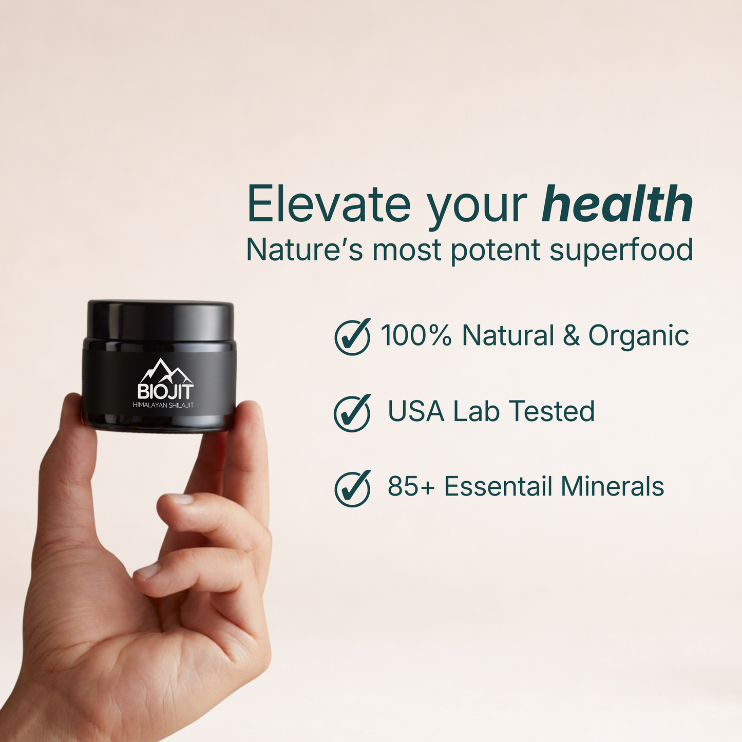 Pure Himalayan Shilajit Resin - 3 Month Supply